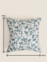 Pure Cotton Floral Tassled Cushion